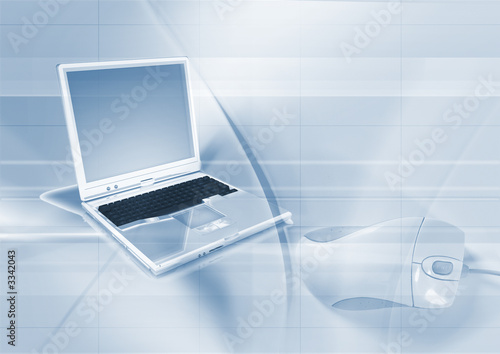 laptop und maus