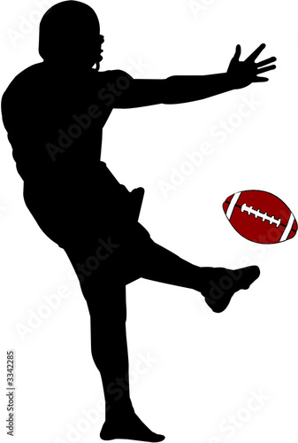 american football silhouette