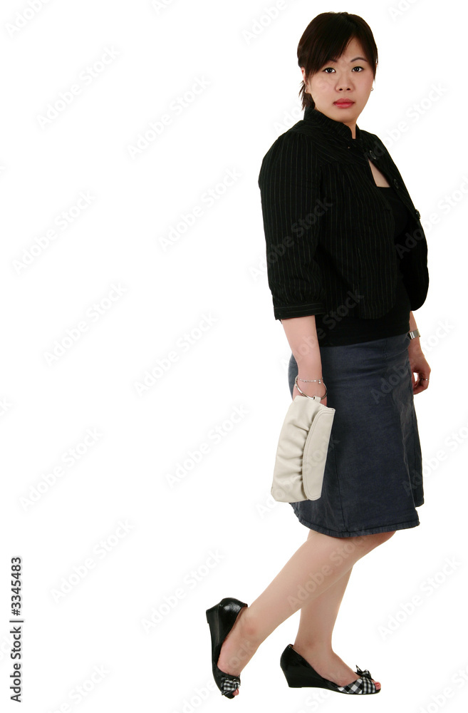 asian girl look to camera asian girl look to camera