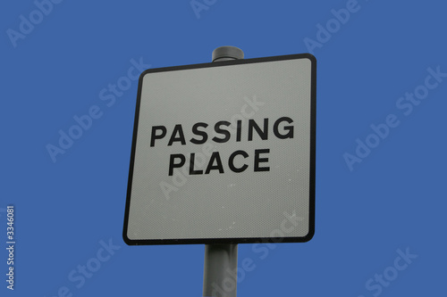 passing place sign