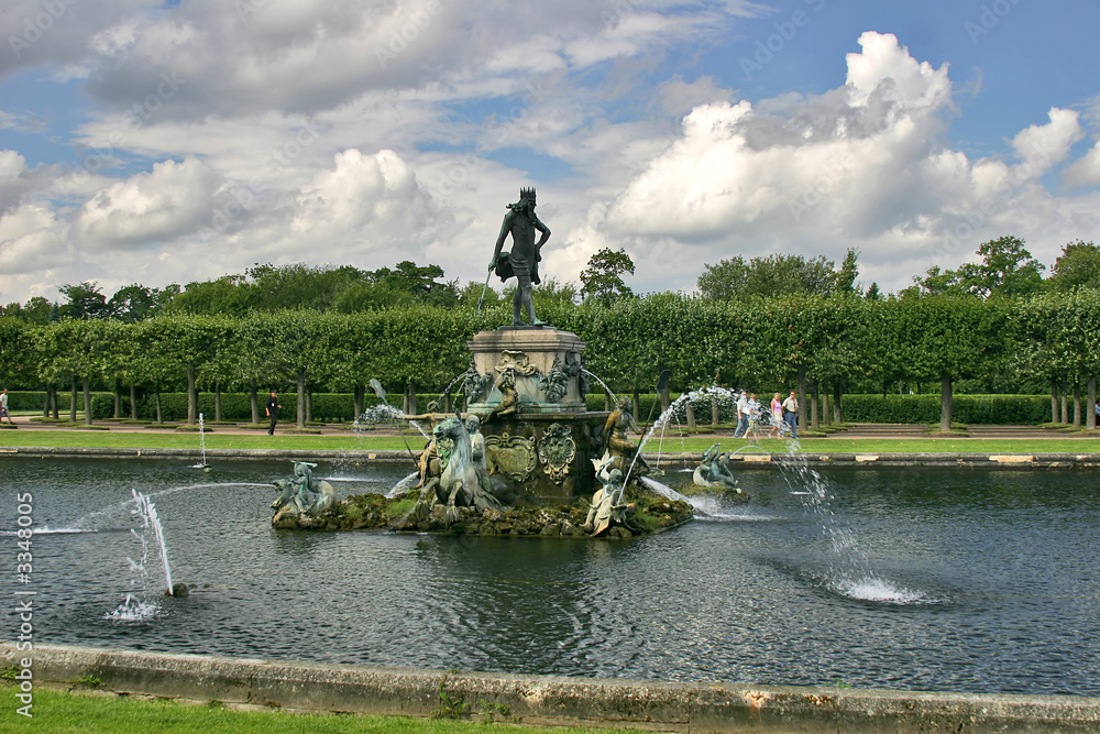 landscape with fountain