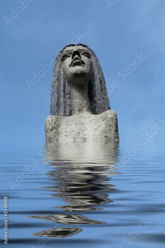 Photography statue