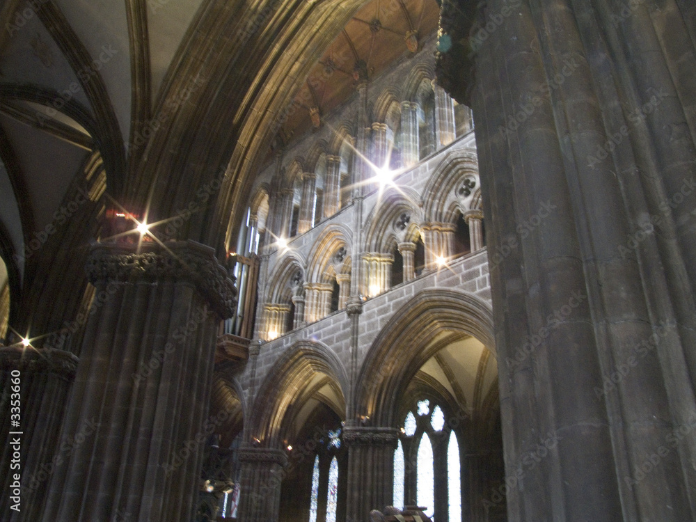 Fototapeta premium glasgow cathedral interior
