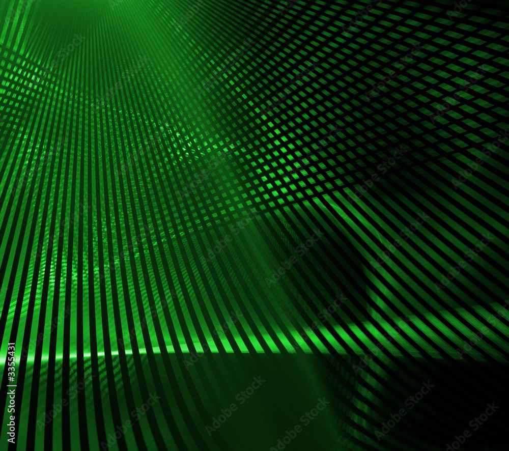 Obraz premium green grid