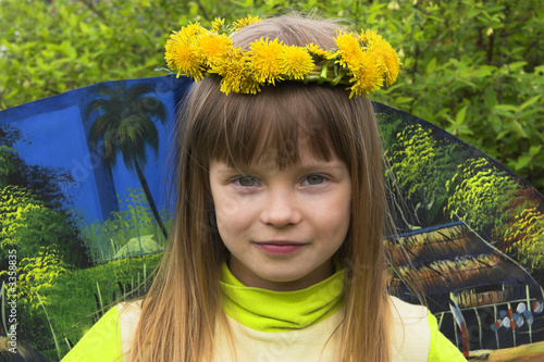 little girl with the circlet