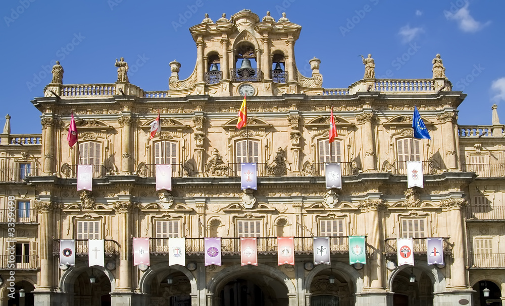 Naklejka premium salamanca town hall