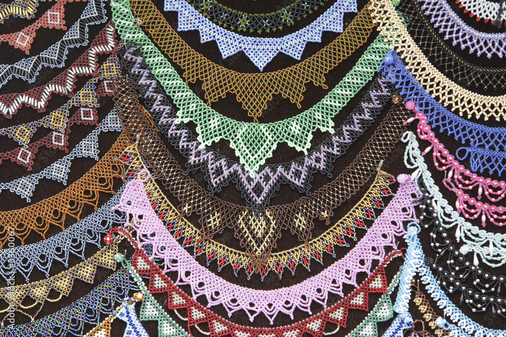 Foto beadwork background