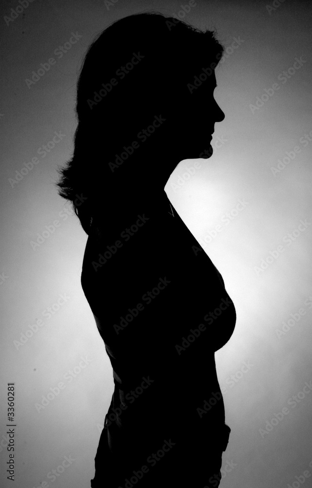 Silhouette of woman