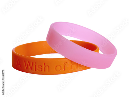 silicone  wristbands together photo