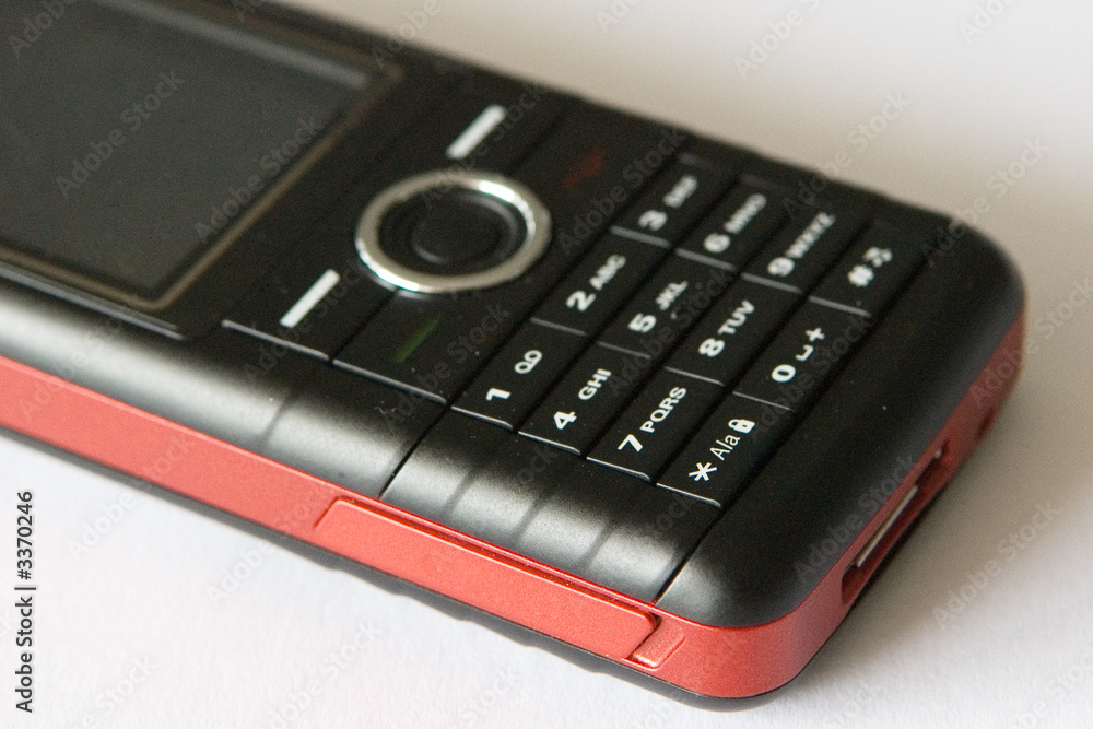 clavier téléphone portable rouge et noir clavier téléphone portable rouge et noir