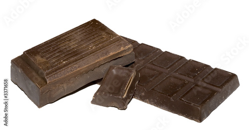 chocolate con fondo blanco