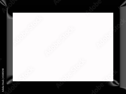 cornice nera 3d
