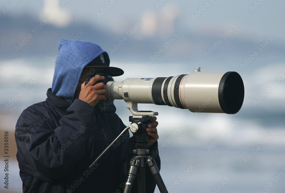 photographe en action