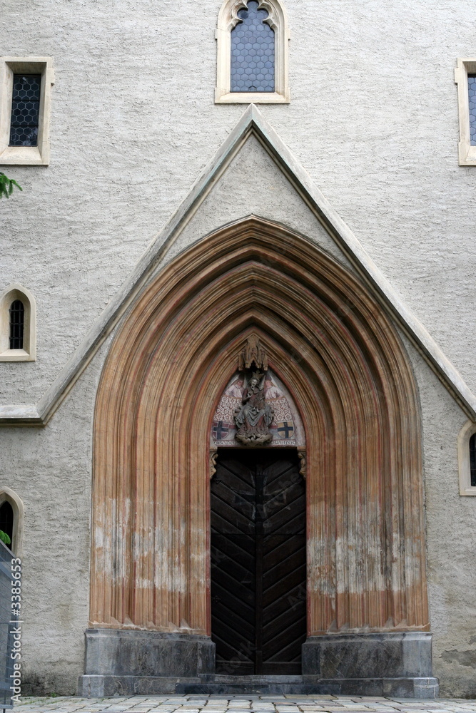 church door in graz, austria