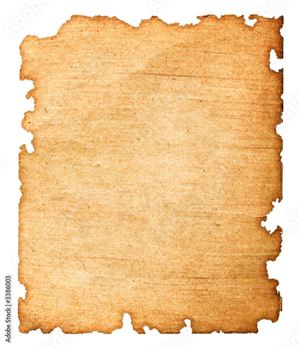 old damaged paper