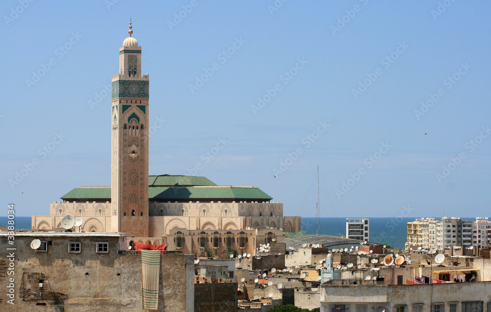 Hassan II mosque in Casablanca, Morocco