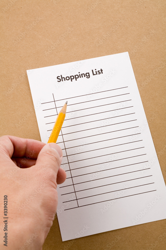 shopping list shopping list