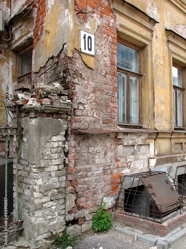 a ramshackle house