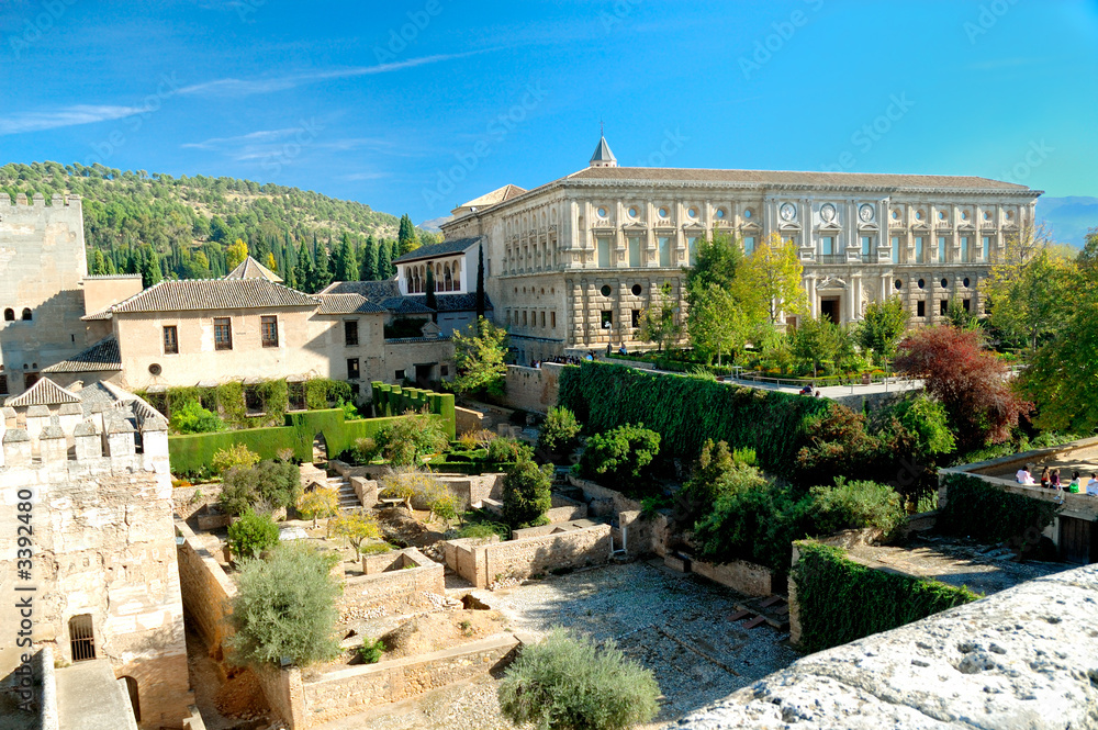 view at palace of alhambra, granada