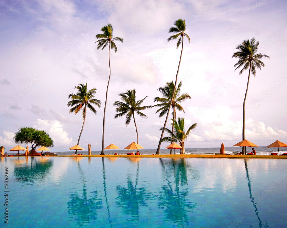 Fototapeta premium infinity pool