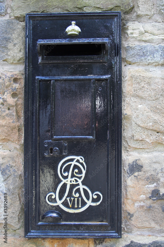 a rare edward vii black postbox a rare edward vii black postbox