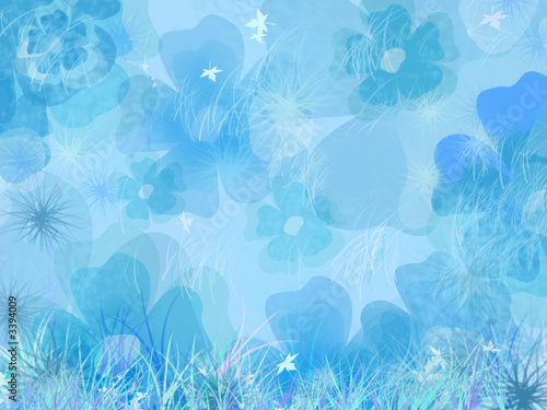 blue background