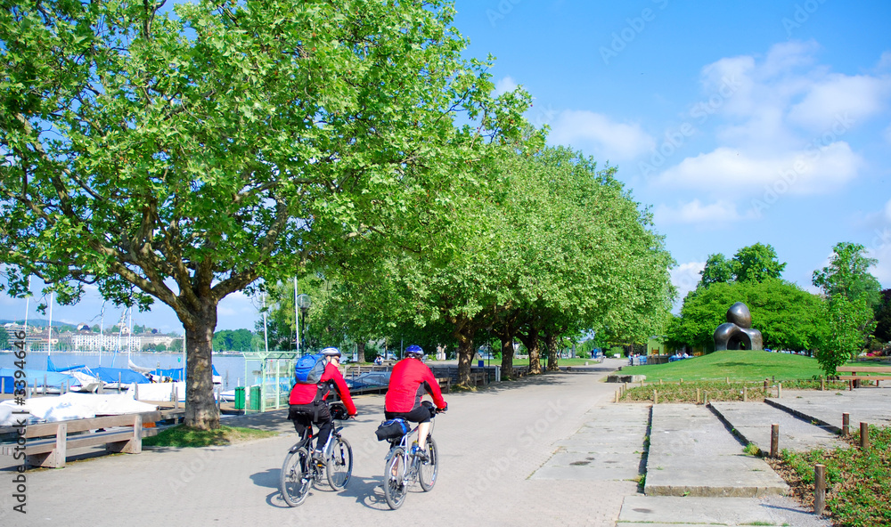 Naklejka premium cycling