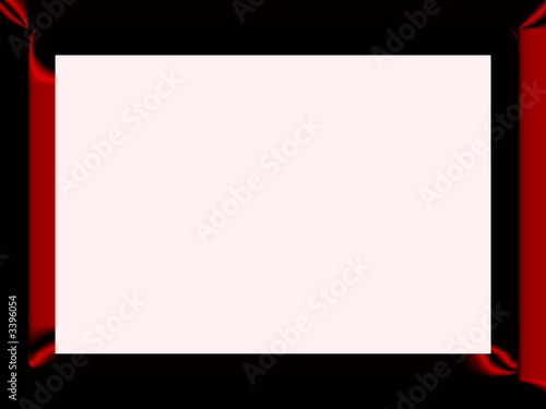 cornice rossa 3d