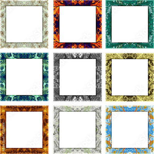 textured picture frames
