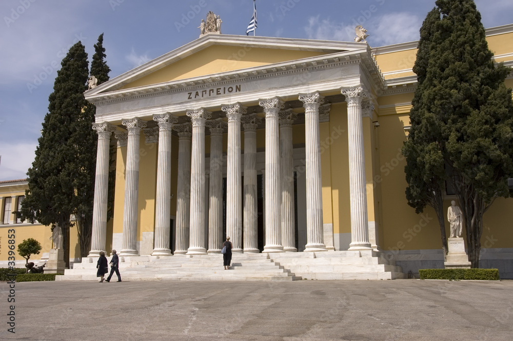 Obraz premium greek exhibition hall, Athens, Greece