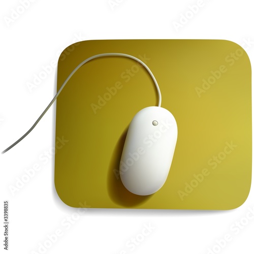 white computer mouse