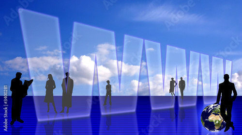 global information technology, internet/web concep