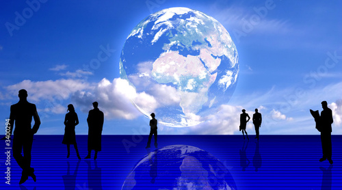 plain people team background. people silhouettes