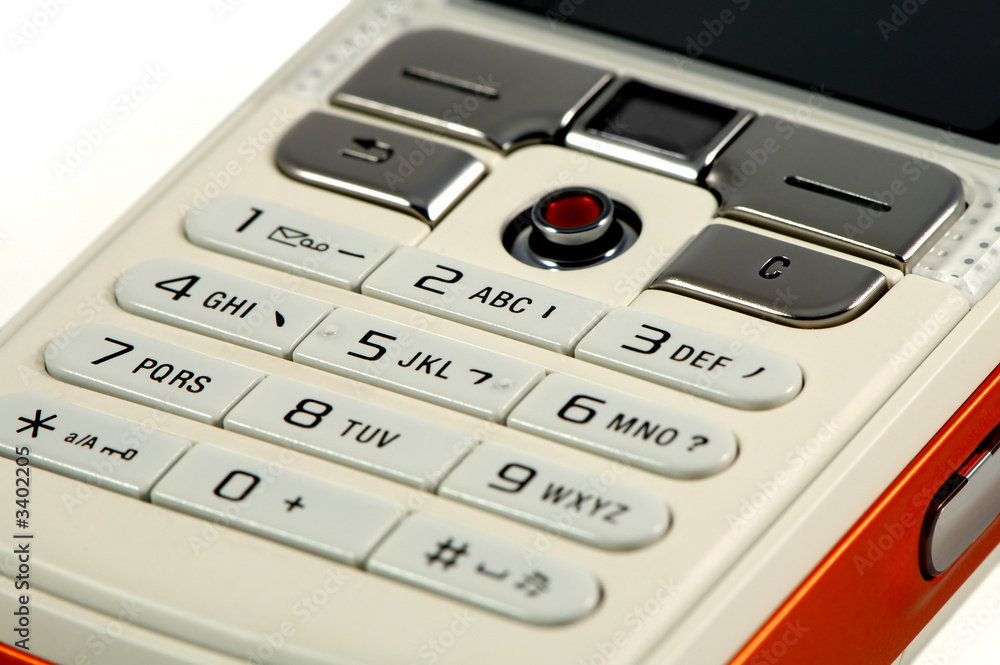 Fototapeta premium mobile keypad