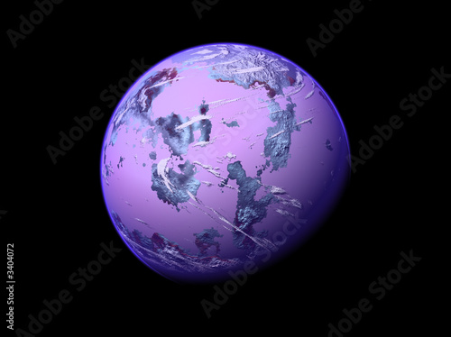 planète violette