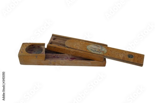 plumier en bois