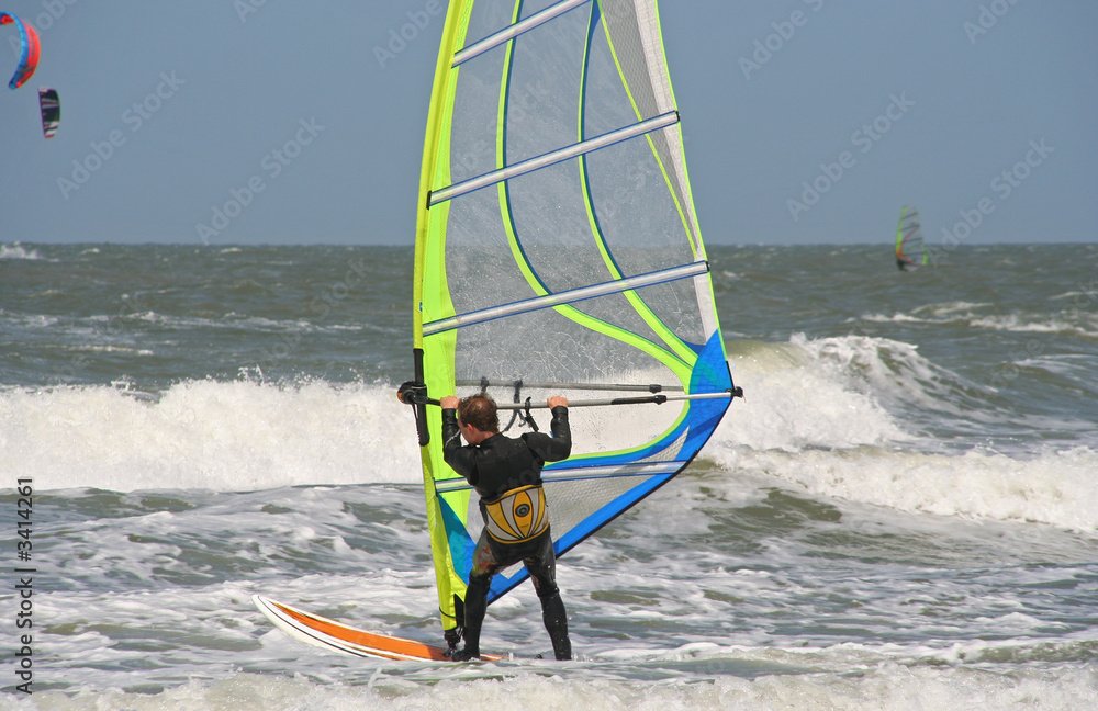 Naklejka premium windsurfer