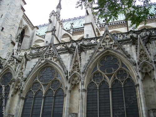 Canvastavla paris - saint-denis - first gothic cathedral