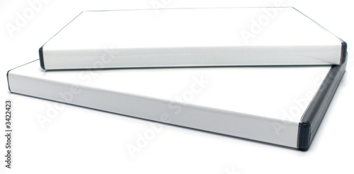two blank dvd cases