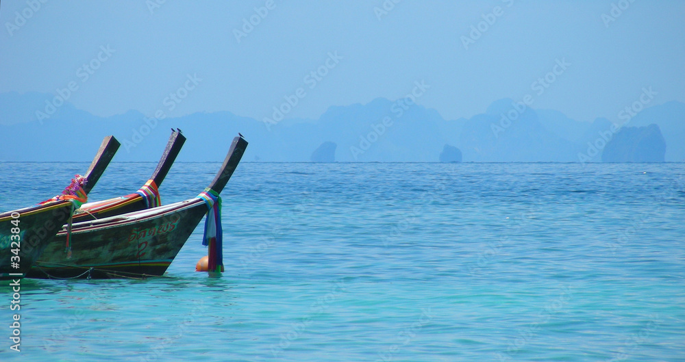 tourist boat in phang-nga bay - thailand - asia tourist boat in phang-nga bay - thailand - asia
