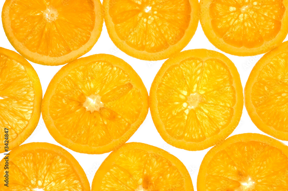 sliced oranges sliced oranges