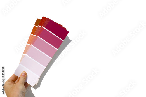 paint swatches - red