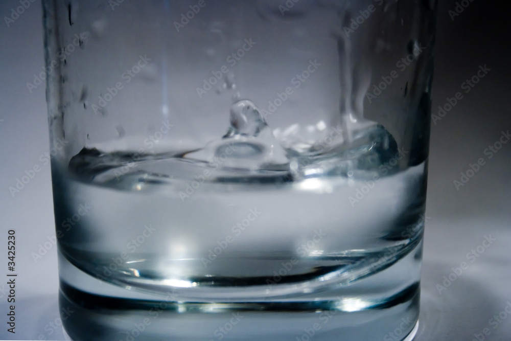 liquid in a glass