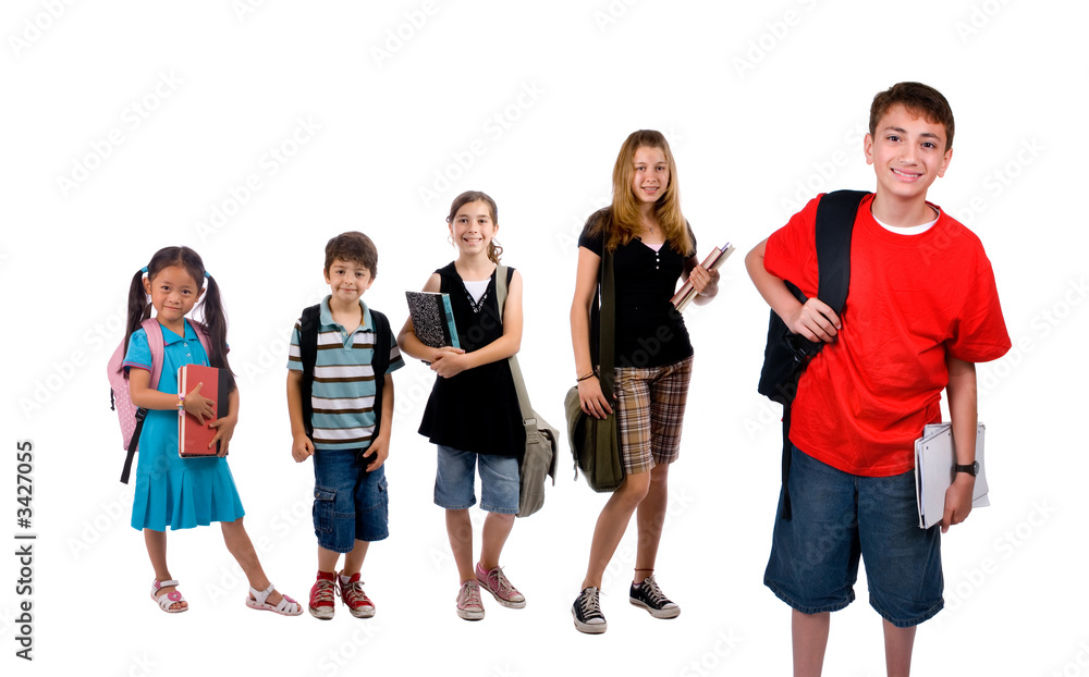 Obraz premium school kids