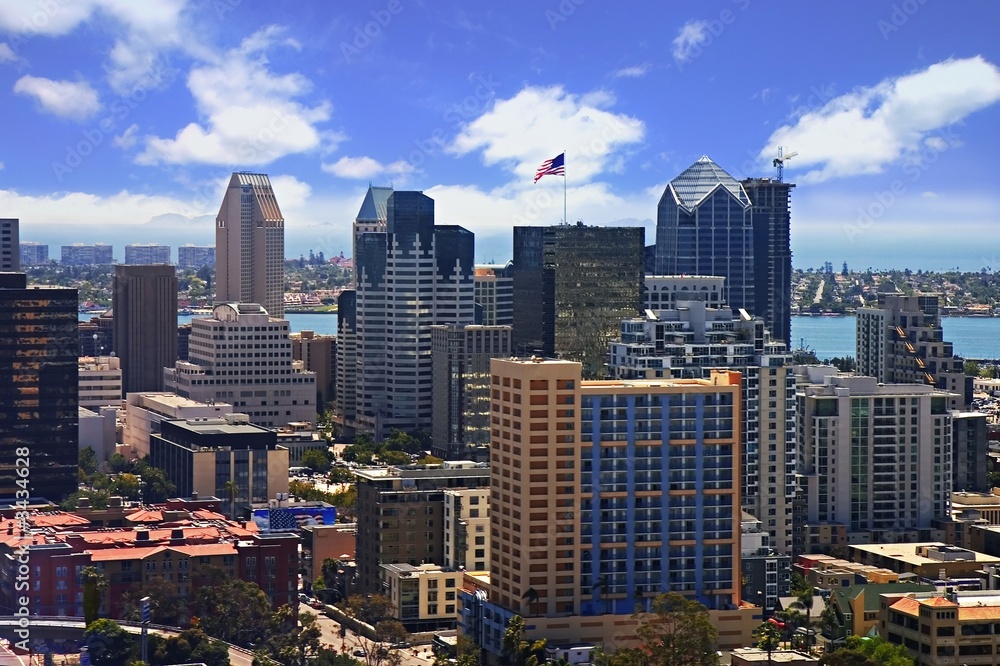 Obraz premium downtown san diego