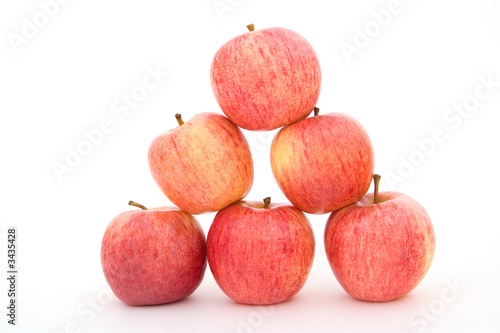 pyramid of apples
