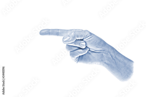 blue hand left