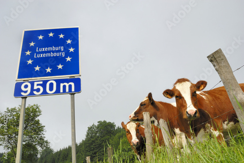 sign at border of luxembourg