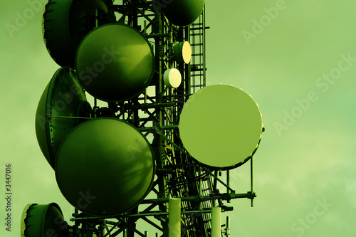 Canvas Print communications tower