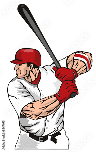 фотографія Baseball batter preparing for a strike